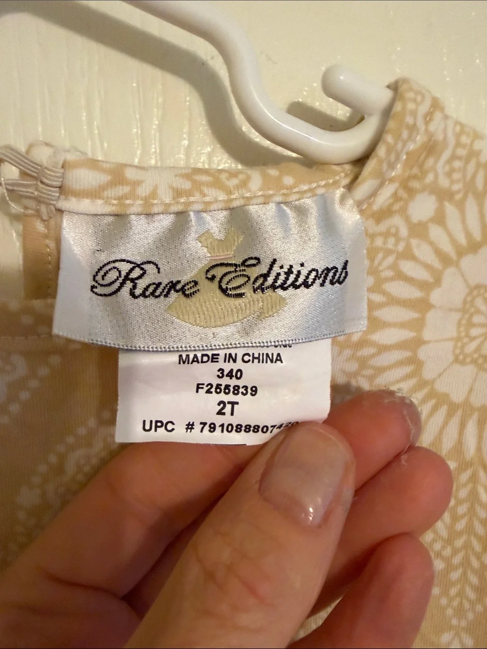 Rare Editions Cream and Orange Pumpkin Tunic with Plaid Leggings